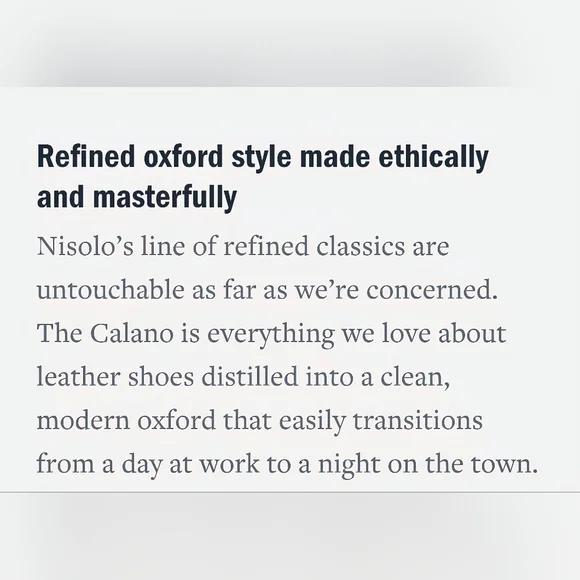 Nisolo Calano Oak Color Oxford Elegant Leather Men's Shoes - Picture 11 of 12